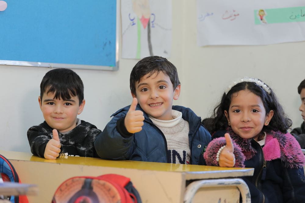 Schulunterricht für Flüchtlingskinder (Foto: Alpha/ Kindernothilfe Luxembourg) Schulunterricht für Flüchtlingskinder (Foto: Alpha/ Kindernothilfe Luxembourg)