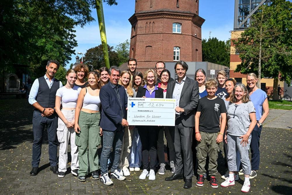 Wandern für Wasser Spendenaktion in Mülheim an der Ruhr (Quelle: privat)