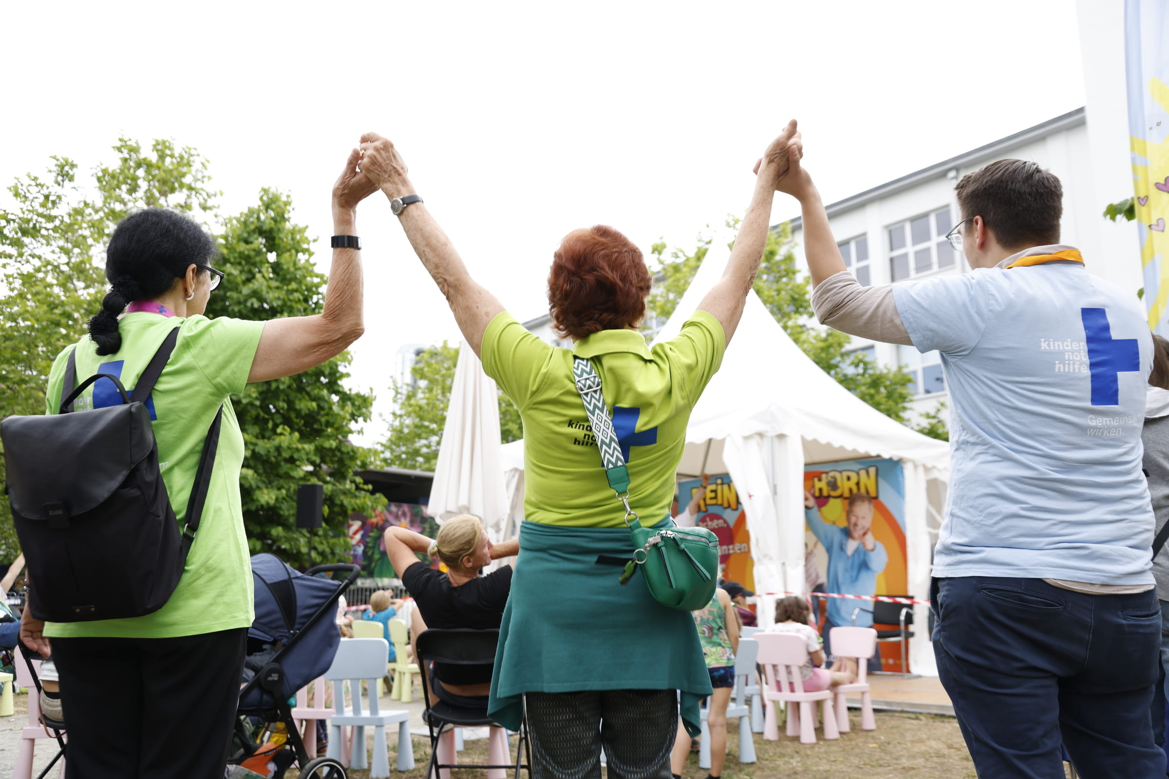 Kirchentag 2023 in Nürnberg (Quelle: Kindernothilfe) Kirchentag 2023 in Nürnberg (Quelle: Kindernothilfe)