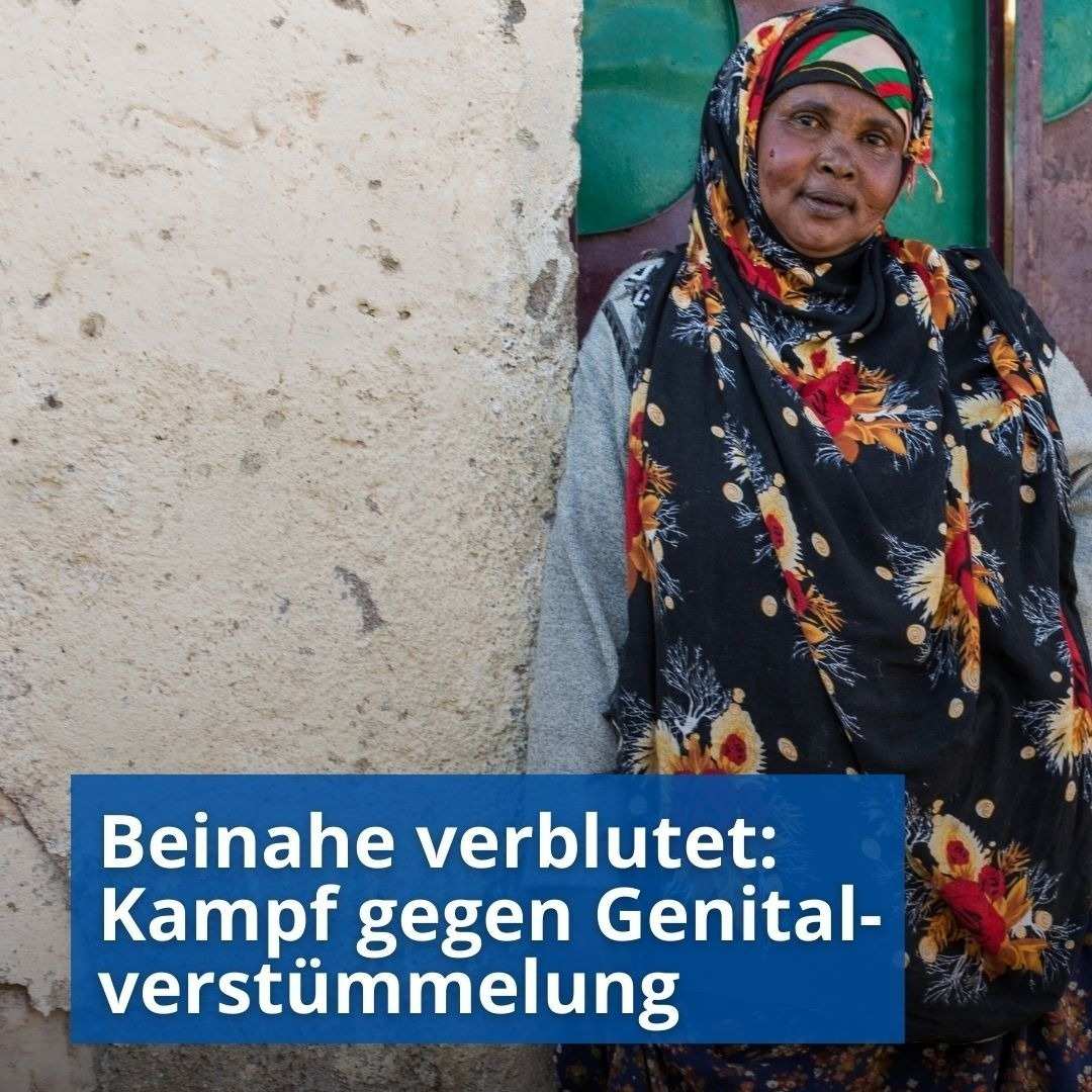 Eine Frau aus Somalia schaut in die Kamera. Sie kämpft gegen Genitalverstümmelung in ihrer Heimat. Foto: Mustafa Saeed