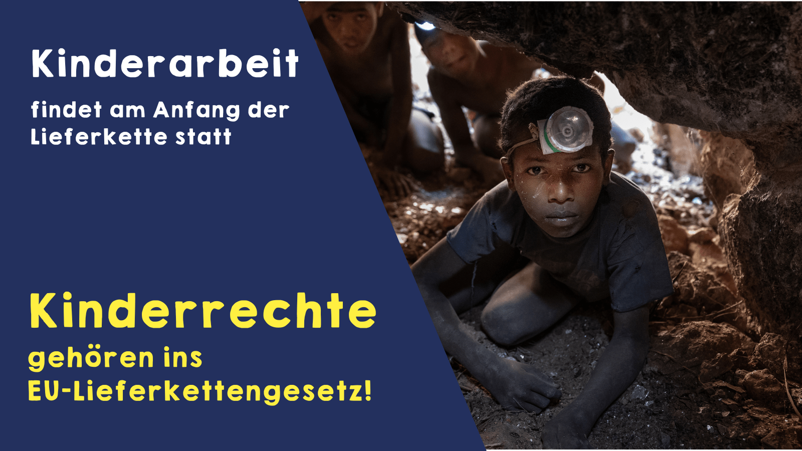 Kinderrechte und Lieferketten Sharepic Kinderrechte und Lieferketten Sharepic