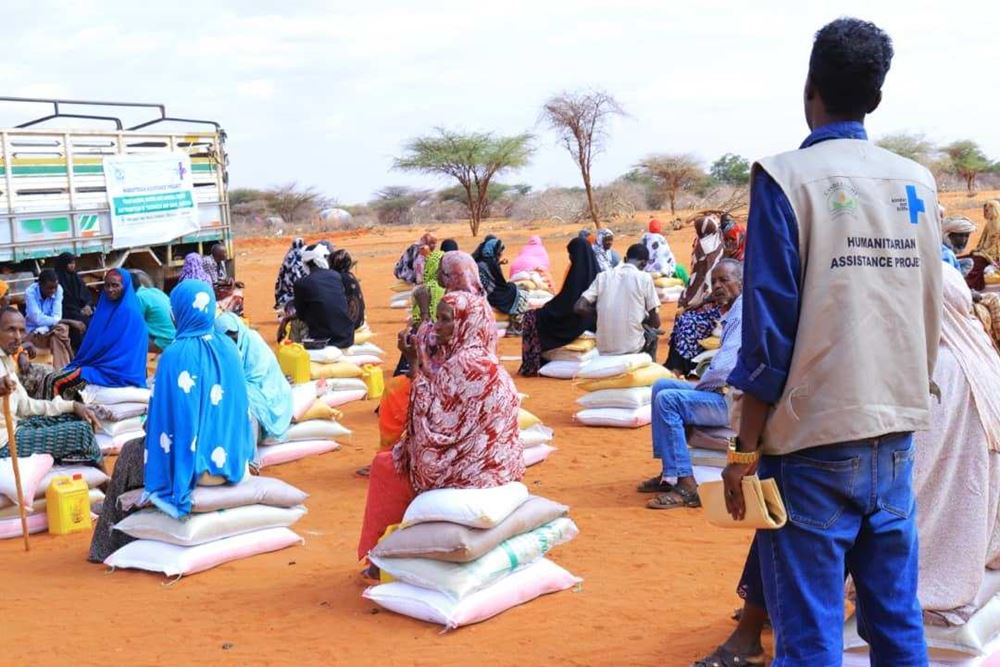 Dürre in Somaliland: Verteilung von Nahrungsmitteln in den Dörfern (Quelle: Kindernothilfe-Partner) Dürre in Somaliland: Verteilung von Nahrungsmitteln in den Dörfern (Quelle: Kindernothilfe-Partner)
