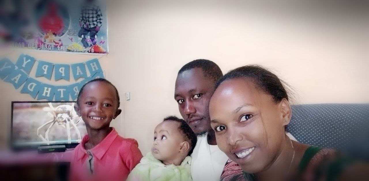 Eine äthiopische Familie mit zwei Kindern (Quelle: privat) Eine äthiopische Familie mit zwei Kindern (Quelle: privat)