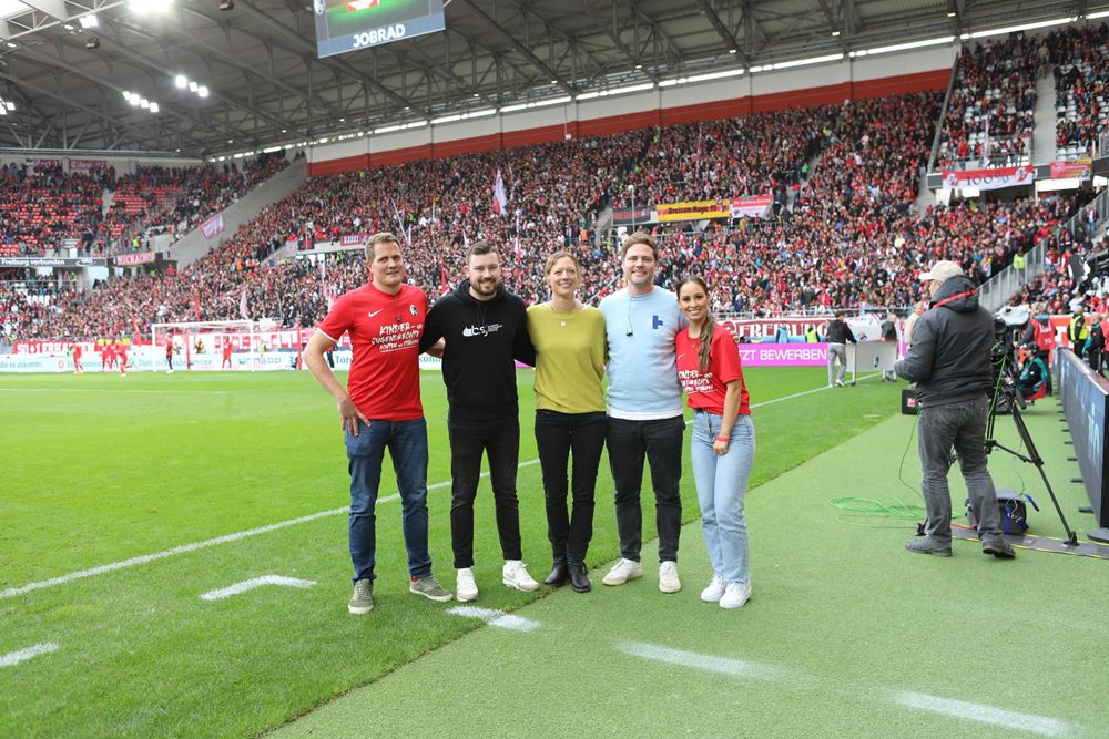 Aktionsspieltag Kindernothilfe SC Freiburg 28.09.2024 (Quelle: Angelika Böhling) Aktionsspieltag Kindernothilfe SC Freiburg 28.09.2024 (Quelle: Angelika Böhling)