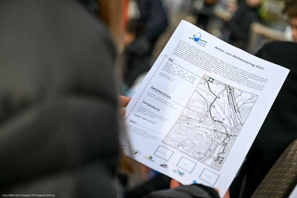 Route der Wanderung auf einer Karte (Quelle: Kindernothilfe) Route der Wanderung auf einer Karte (Quelle: Kindernothilfe)