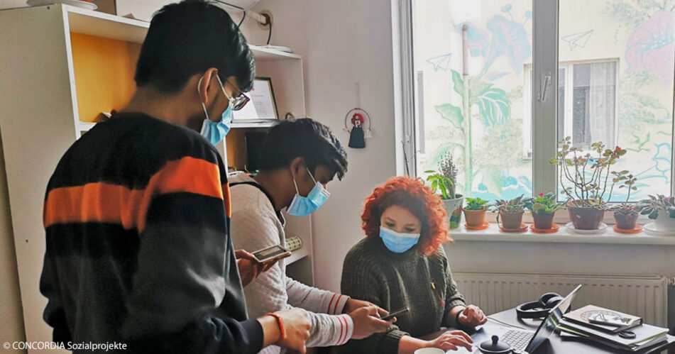 Geflüchtete indische Studenten (Quelle: Kindernothilfe) Geflüchtete indische Studenten (Quelle: Kindernothilfe)