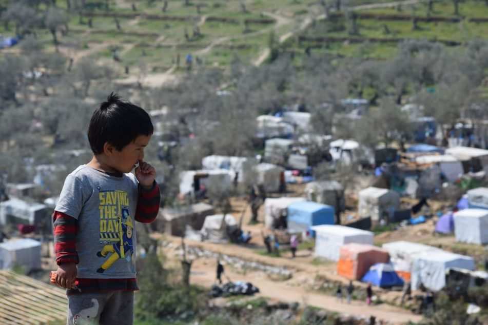 Junge im Camp Moria (Quelle: Kindernothilfe) Junge im Camp Moria (Quelle: Kindernothilfe)