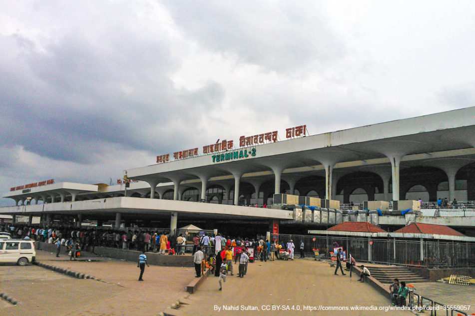 Shahjalal International Airport, Dhaka, Bangladesch (Quell: Kindernothilfe) Shahjalal International Airport, Dhaka, Bangladesch (Quell: Kindernothilfe)