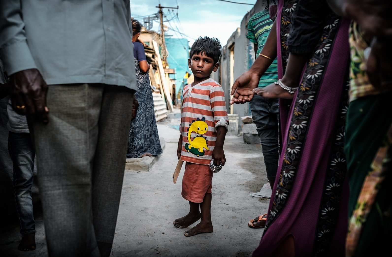 Ein kleiner Junge in einem Slum (Quelle: Jakob Studnar) Ein kleiner Junge in einem Slum (Quelle: Jakob Studnar)