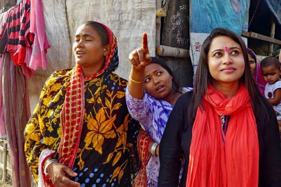 Frauen einer Selbsthilfegruppe in einem Slum in Kalkutta, Indien (Quelle: Kindernothilfe)