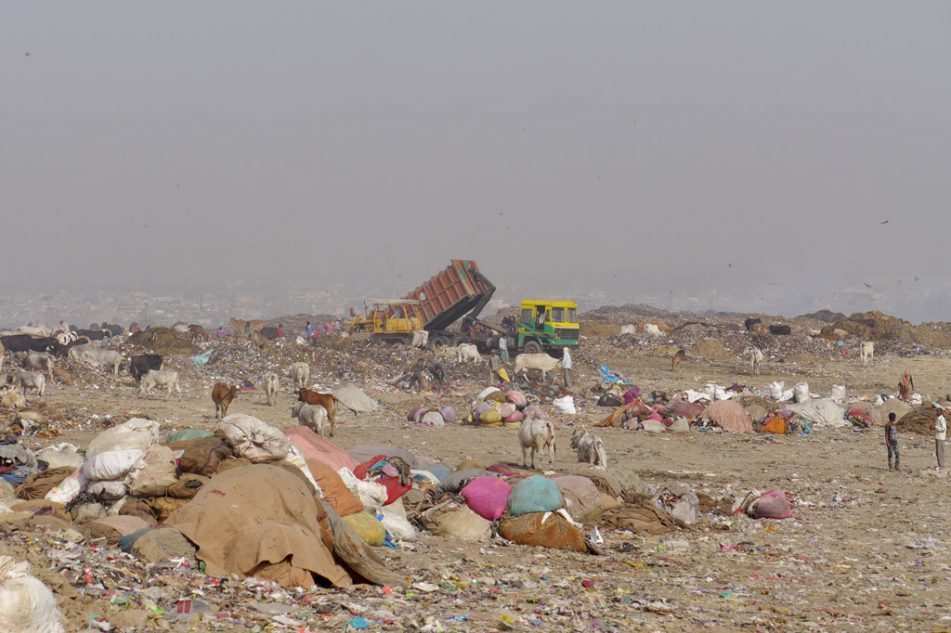 Müllkippe in Neu-Delhi (Quelle: Kindernothilfe) Müllkippe in Neu-Delhi (Quelle: Kindernothilfe)
