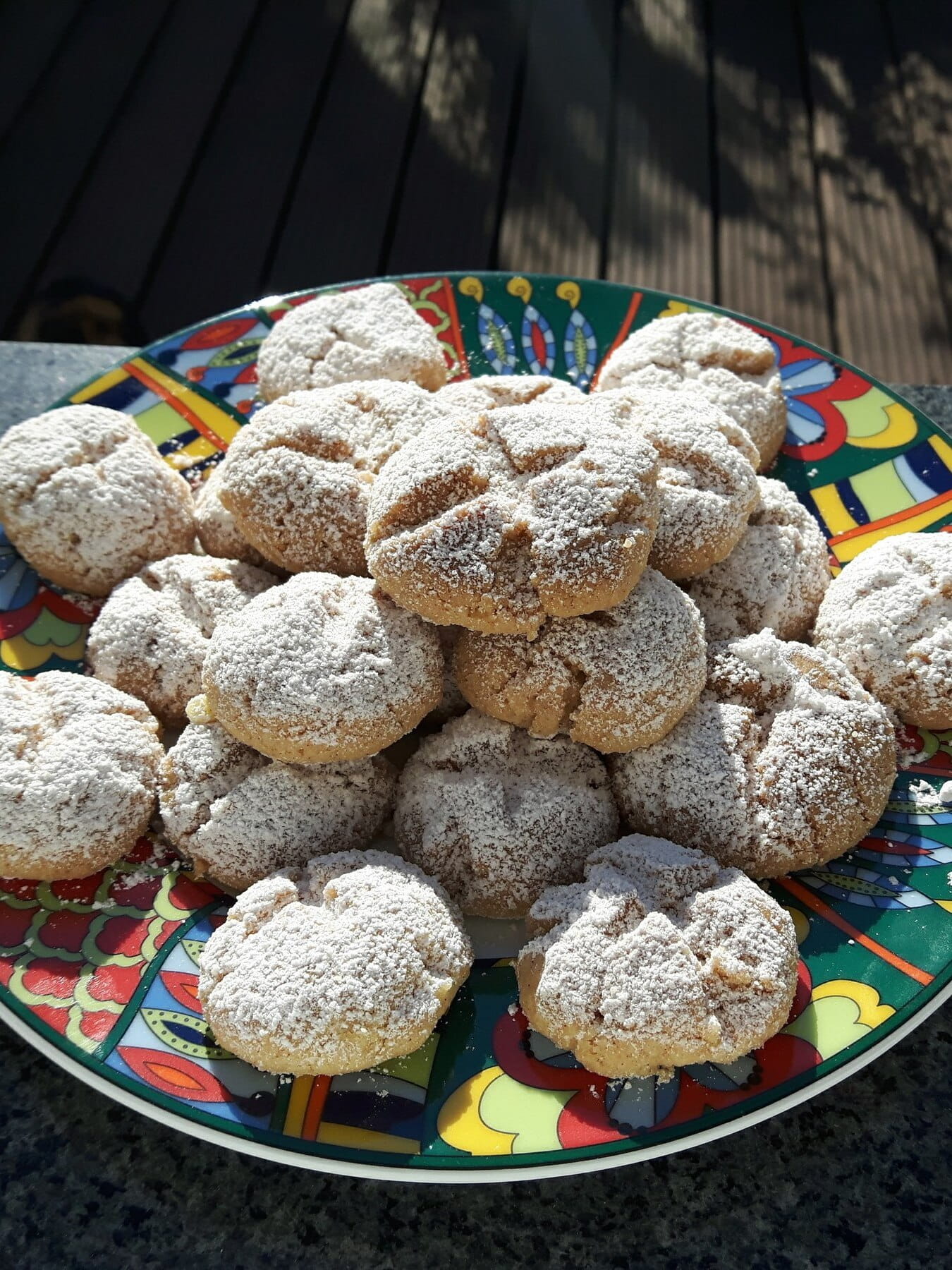 Polvorosas, Kekse nach einem Rezept aus Guatemala