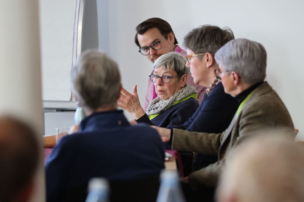Beim Ehrenamtstreffen gab es viel Zeit für einen Austausch (Foto: Kindernothilfe) Beim Ehrenamtstreffen gab es viel Zeit für einen Austausch (Foto: Kindernothilfe)