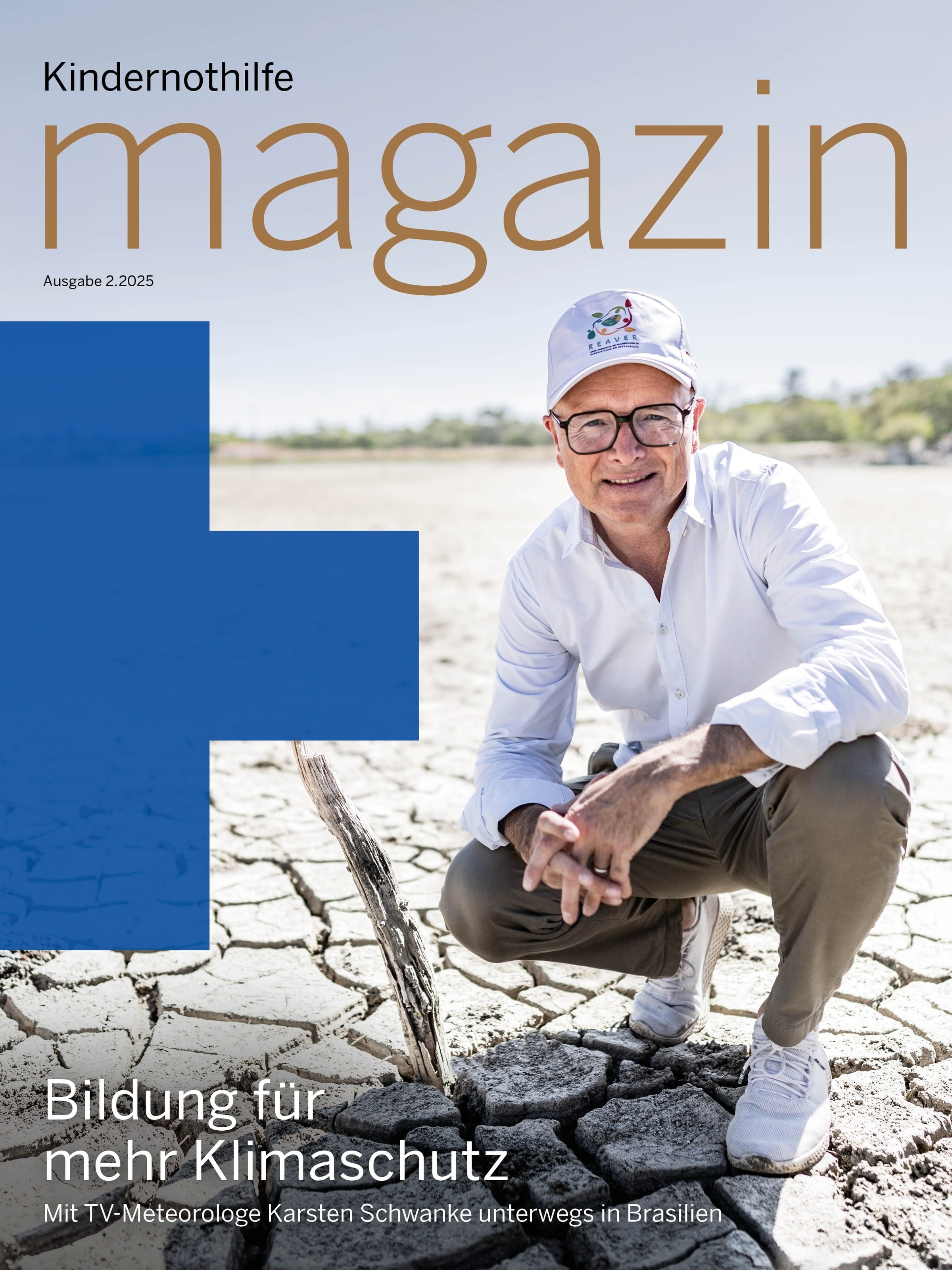 Cover Kindernothilfe Magazin Ausgabe 2/2025 Cover Kindernothilfe Magazin Ausgabe 2/2025