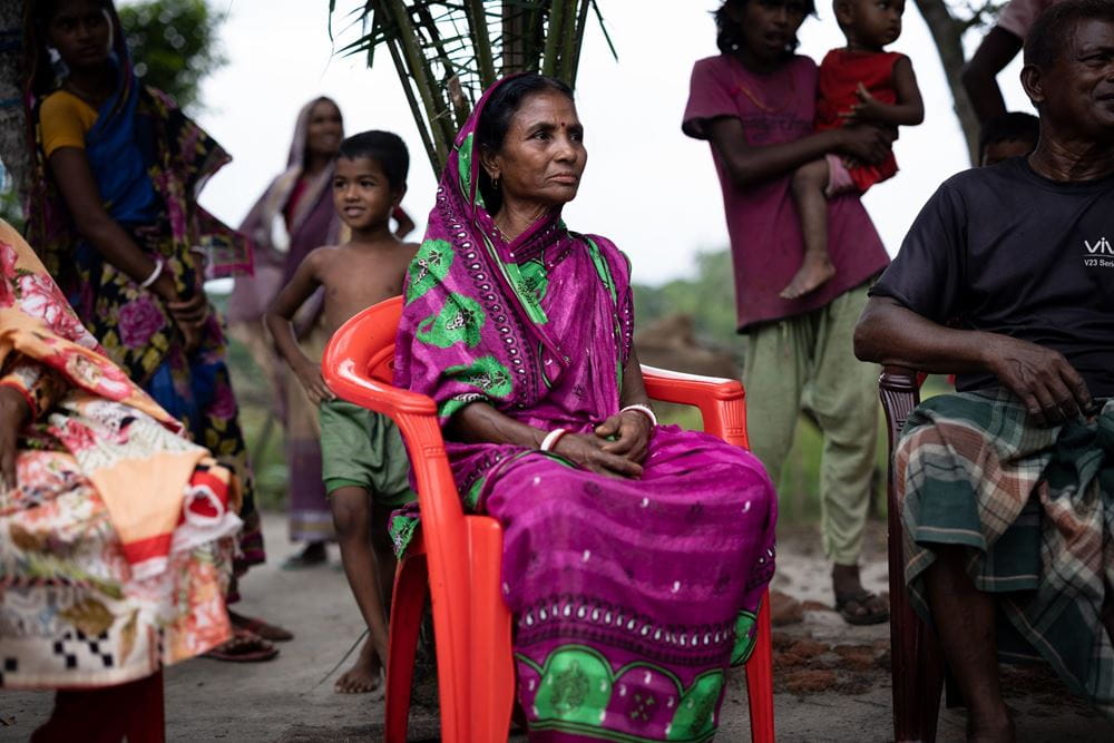Eine Frauen-Selbsthilfegruppe in Bangladesch (Quelle: Lars Heidrich) Platzhalterbild
