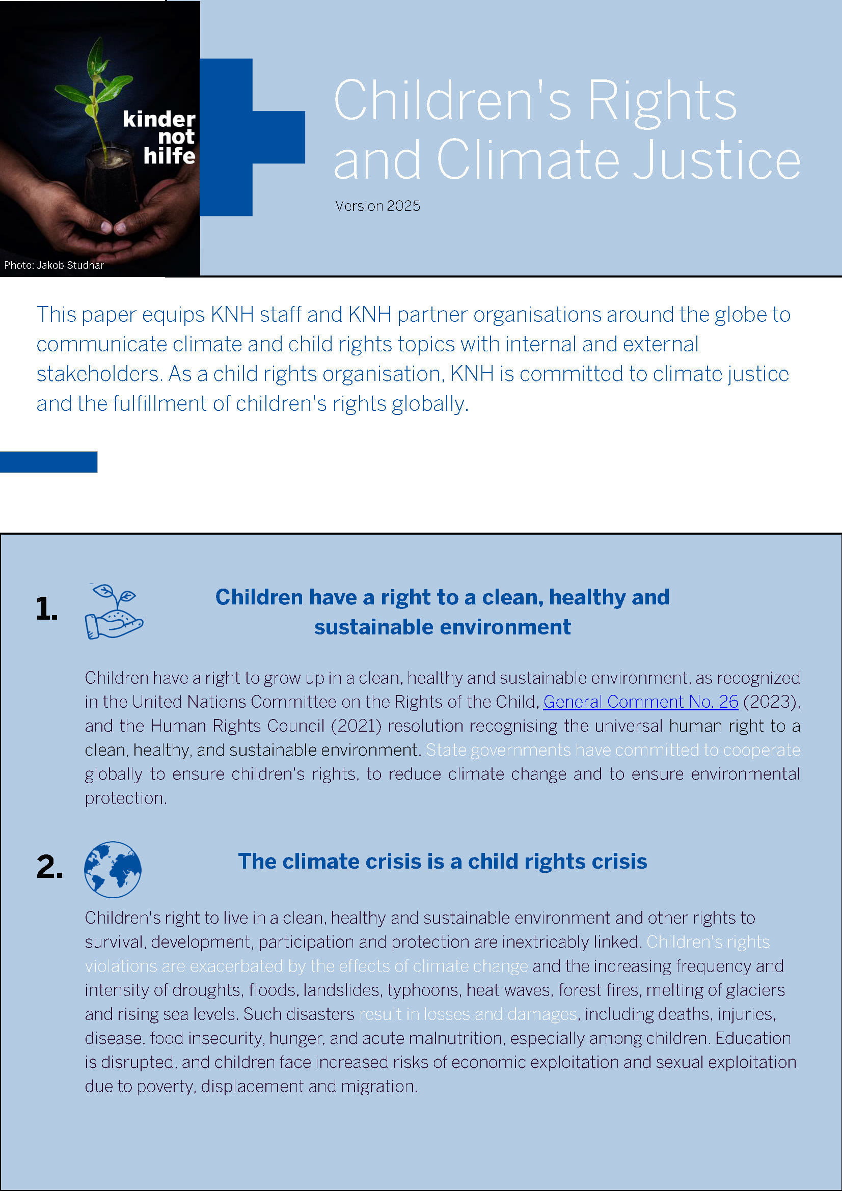 Titelbild White Paper Klimagerechtigkeit und Kinderrechte Titelbild White Paper Klimagerechtigkeit und Kinderrechte