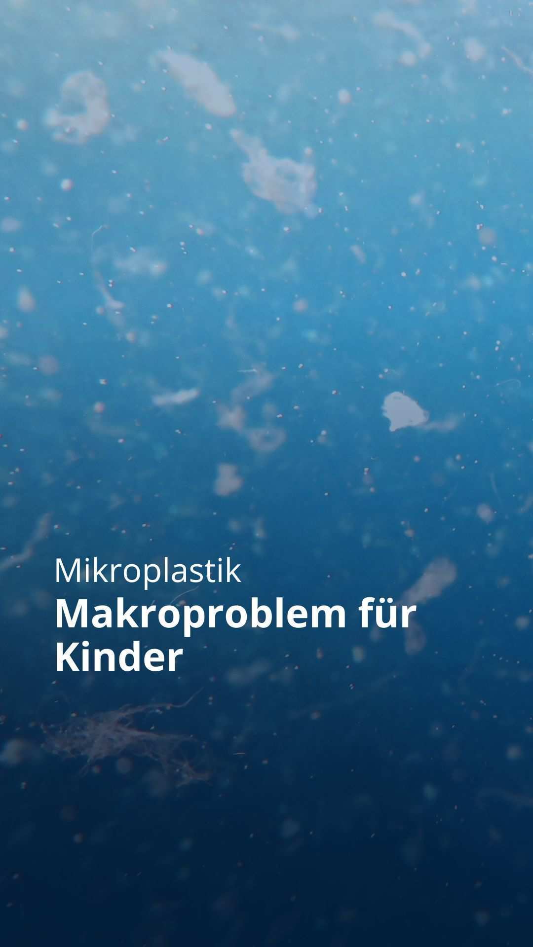 Mikroplastik im Meer (Foto: Canva)