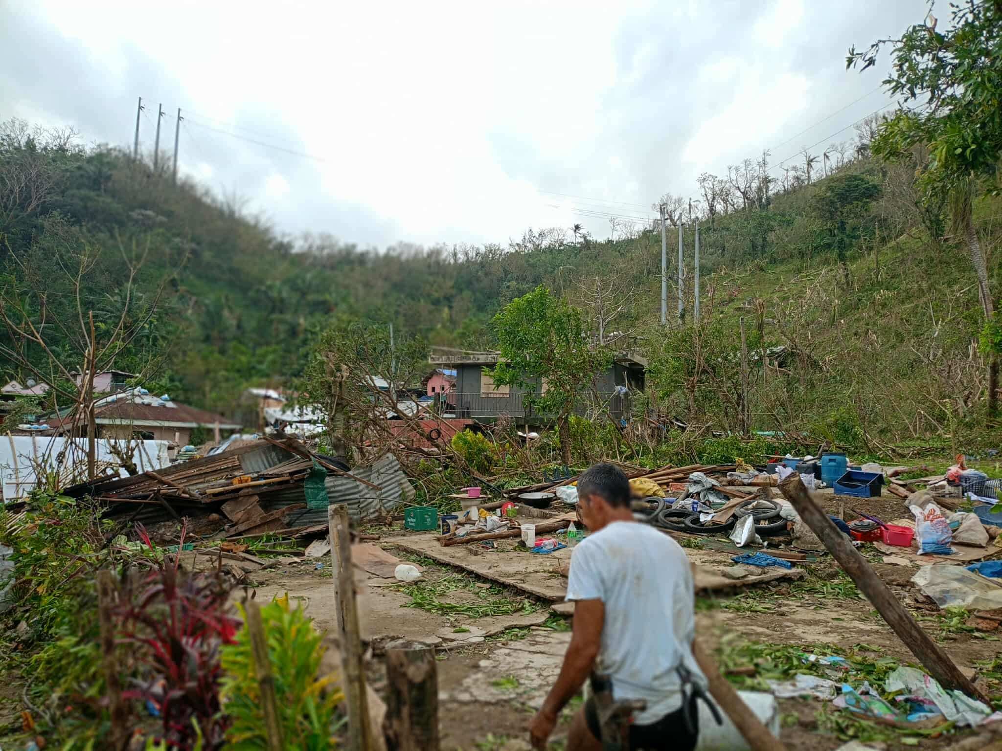 Taifun "Kalmaegi" trifft auf Catanduanes, Philippinen, November 2025 (Quelle: BCCD)