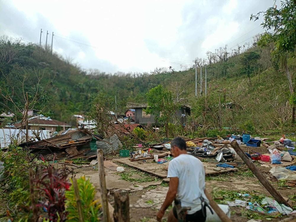 Taifun "Kalmaegi" trifft auf Catanduanes, Philippinen, November 2025 (Quelle: BCCD) Taifun "Kalmaegi" trifft auf Catanduanes, Philippinen, November 2025 (Quelle: BCCD)