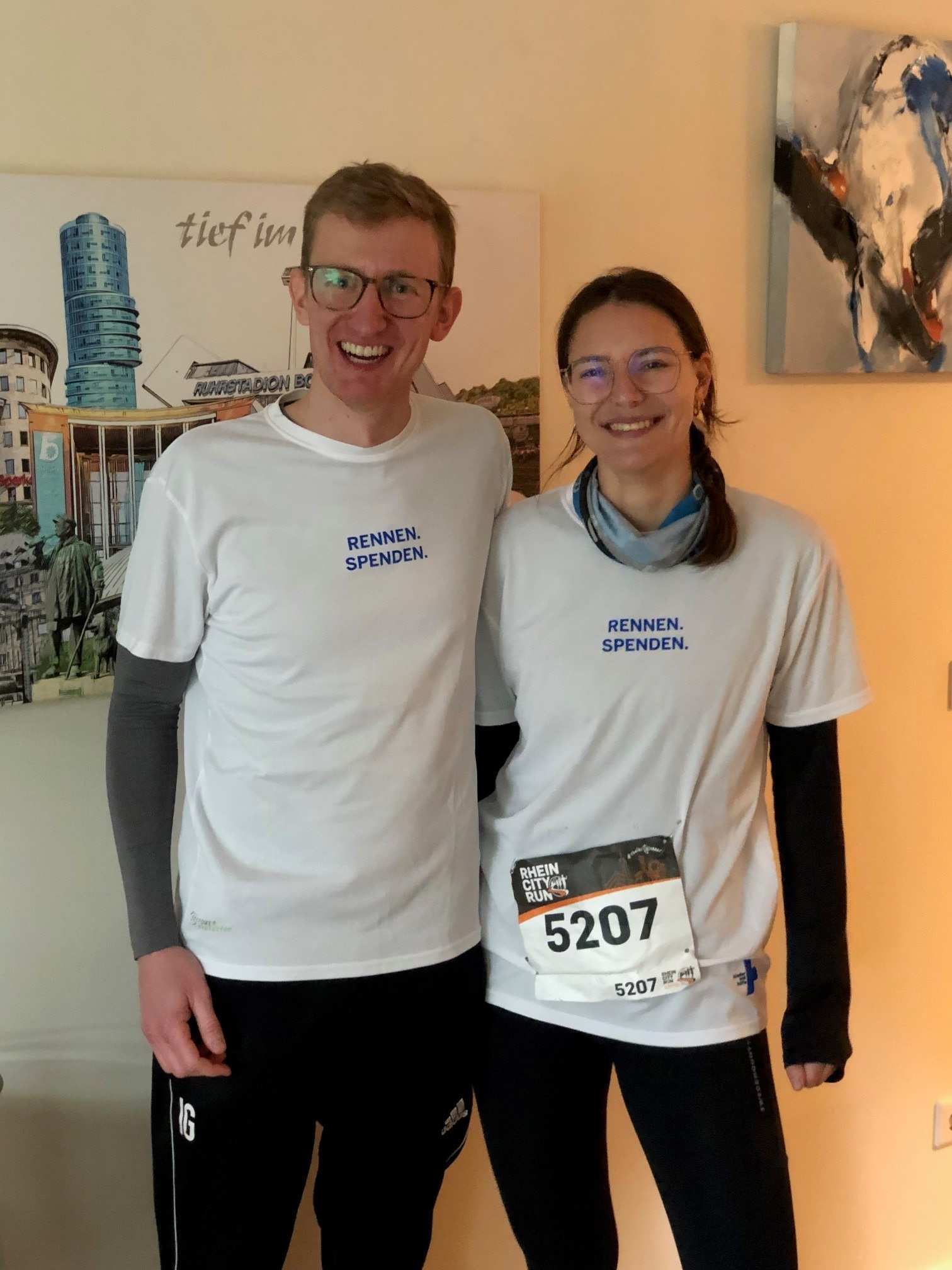 Donation Club: Andreas Steimel beim Rhein-City Run