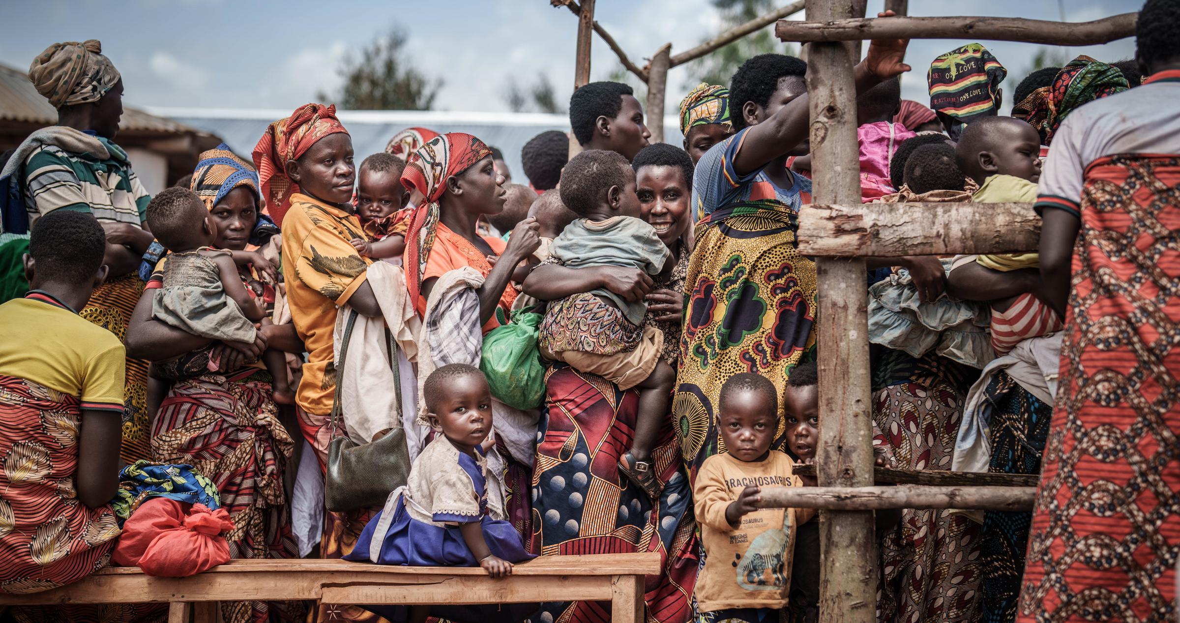 Ansturm aufs „Mass Screening“ in Masango Hill. Einmal im Quartal werden die Mütter dazu eingeladen. (Quelle: Jakob Studnar)