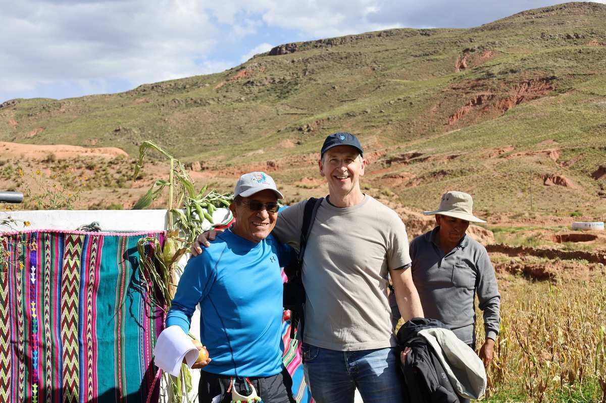 Der Ehrenamtliche Stefan Beyer hat ein Projekt in Ayoma (Bolivien) des Partners PASOCAP besucht