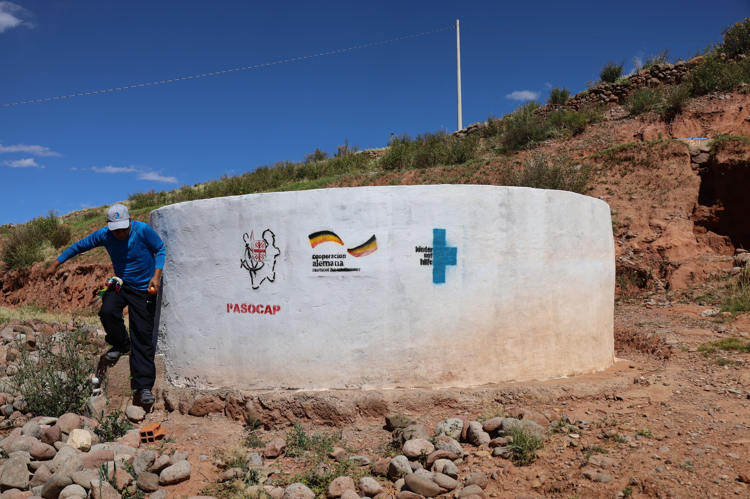 Der Ehrenamtliche Stefan Beyer hat ein Projekt in Ayoma (Bolivien) des Partners PASOCAP besucht