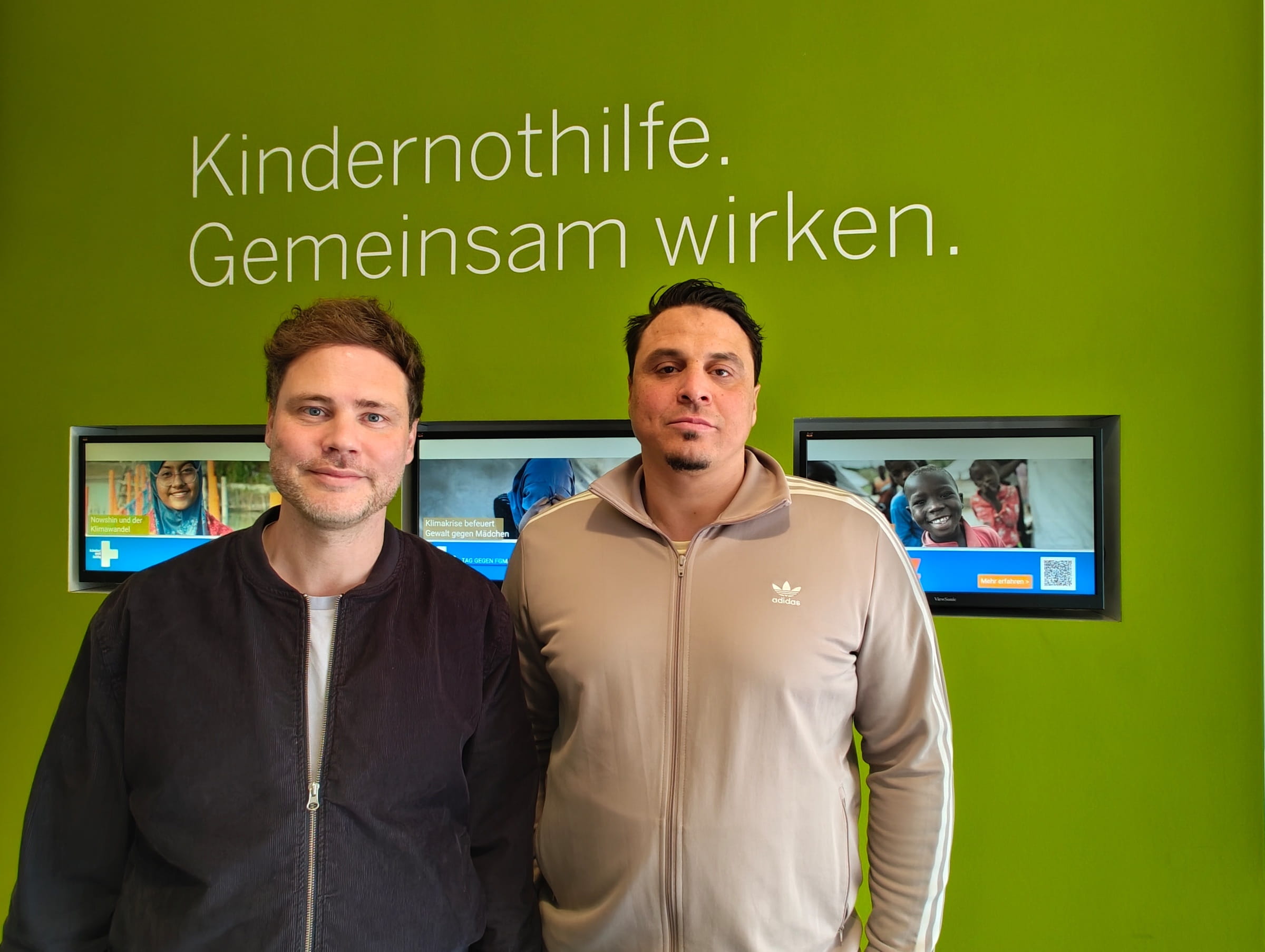 Niklas Alof, KNH und Younis Kamil, Roots Against Racism in Sports e.V.