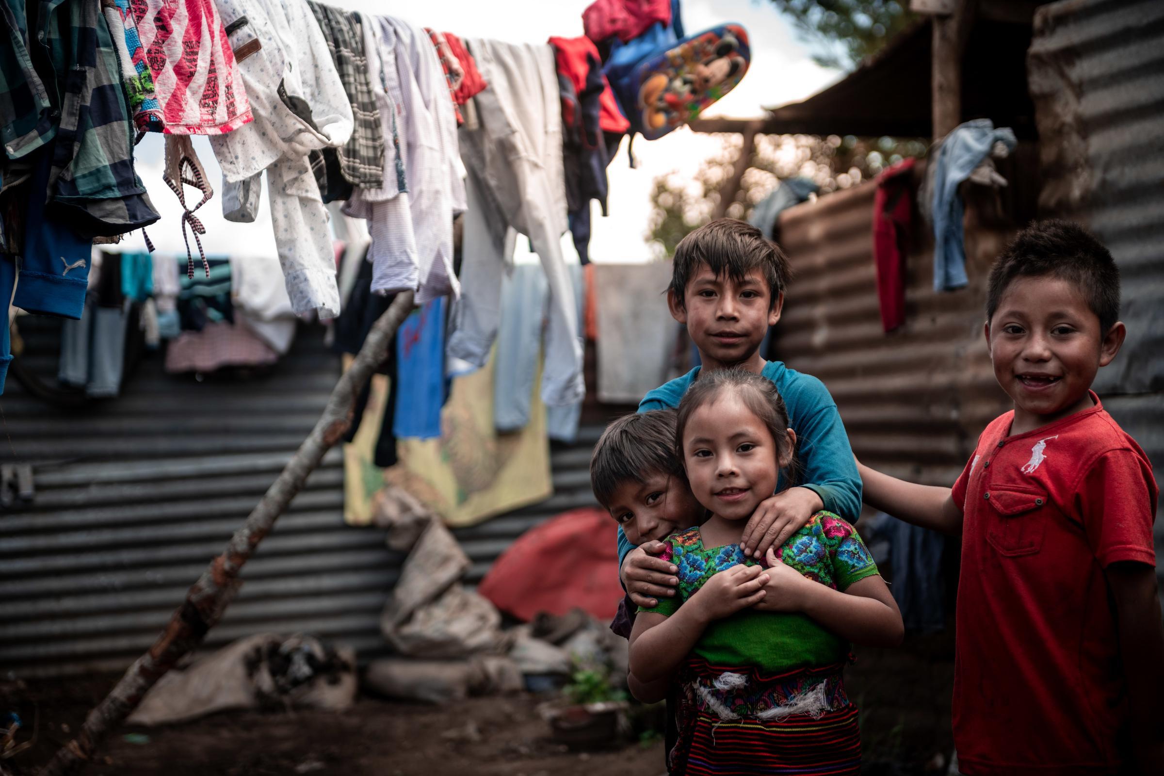 Guatemaltekische Kinder in San Andres (Quelle: Fabian Strauch)