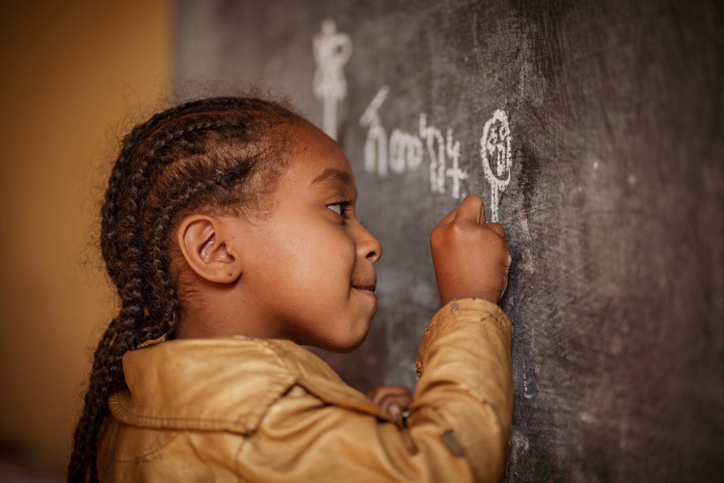 Selbsthilfegruppen Äthiopien_ Besuch Christina Rau - KinderNotHilfe in Äthiopien, Christina Rau besucht Projekte / SHGs der Kindernothilfe am Dienstag 06.03.2019 in Adama. Foto: Jakob Studnar