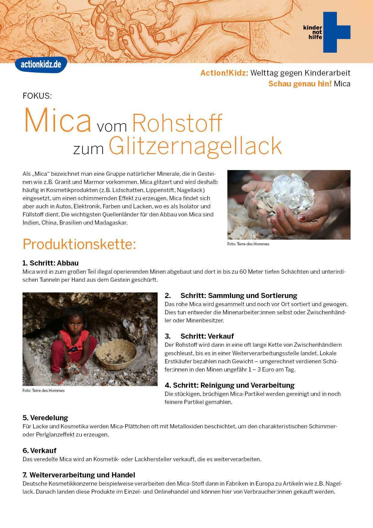 Titelbild: Basisinformationen zur Micaindustrie