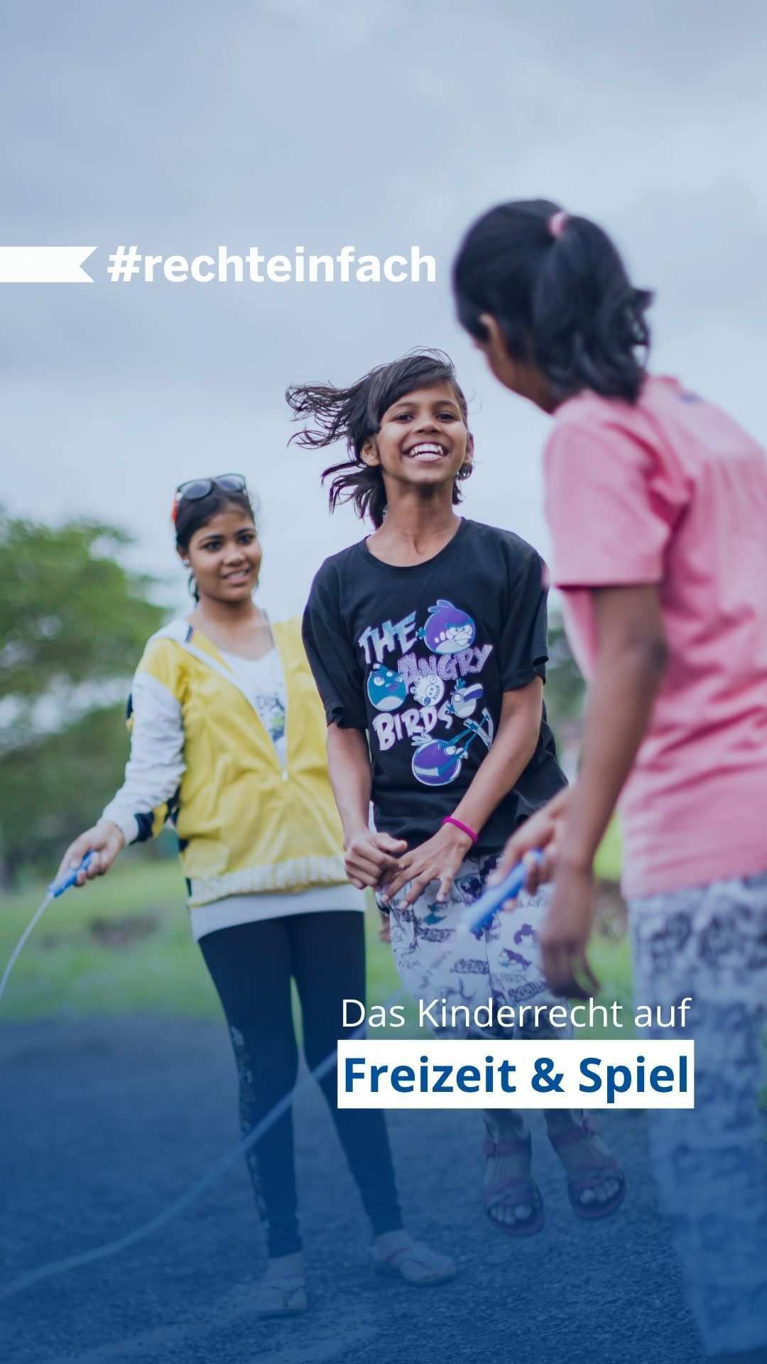 Reels Titelbild: #rechteinfach Kinderrecht auf Freizeit und Spiel