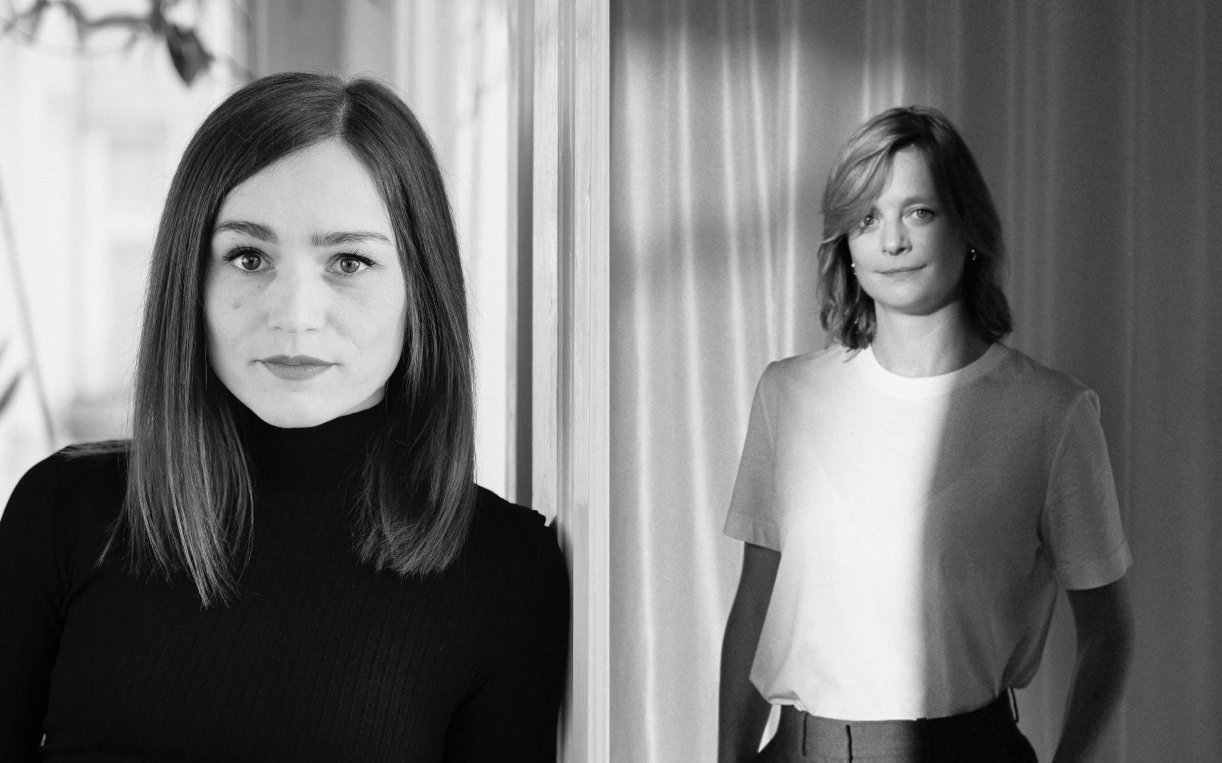 Portraitfotos Maria Caroline Wölfle, Johanna Sagmeister (Quelle: links: Toni Petraschk)