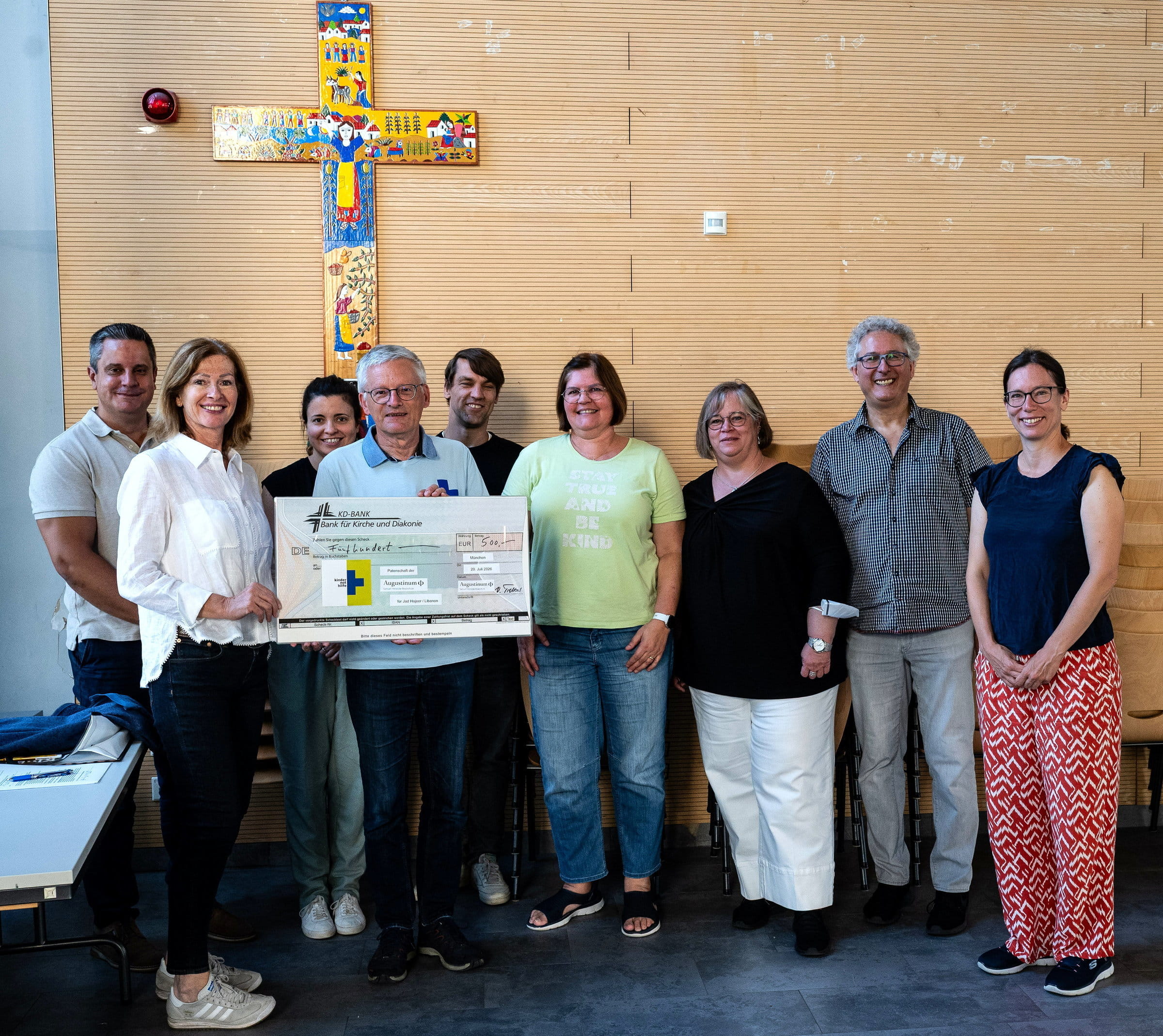 Münchner Schule sammelte 500 Euro für Patenkind im Libanon