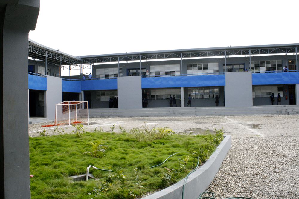Das Collège Verena wiederaufgebaut. (Quelle: Jürgen Schübelin) Das Collège Verena wiederaufgebaut. (Quelle: Jürgen Schübelin)