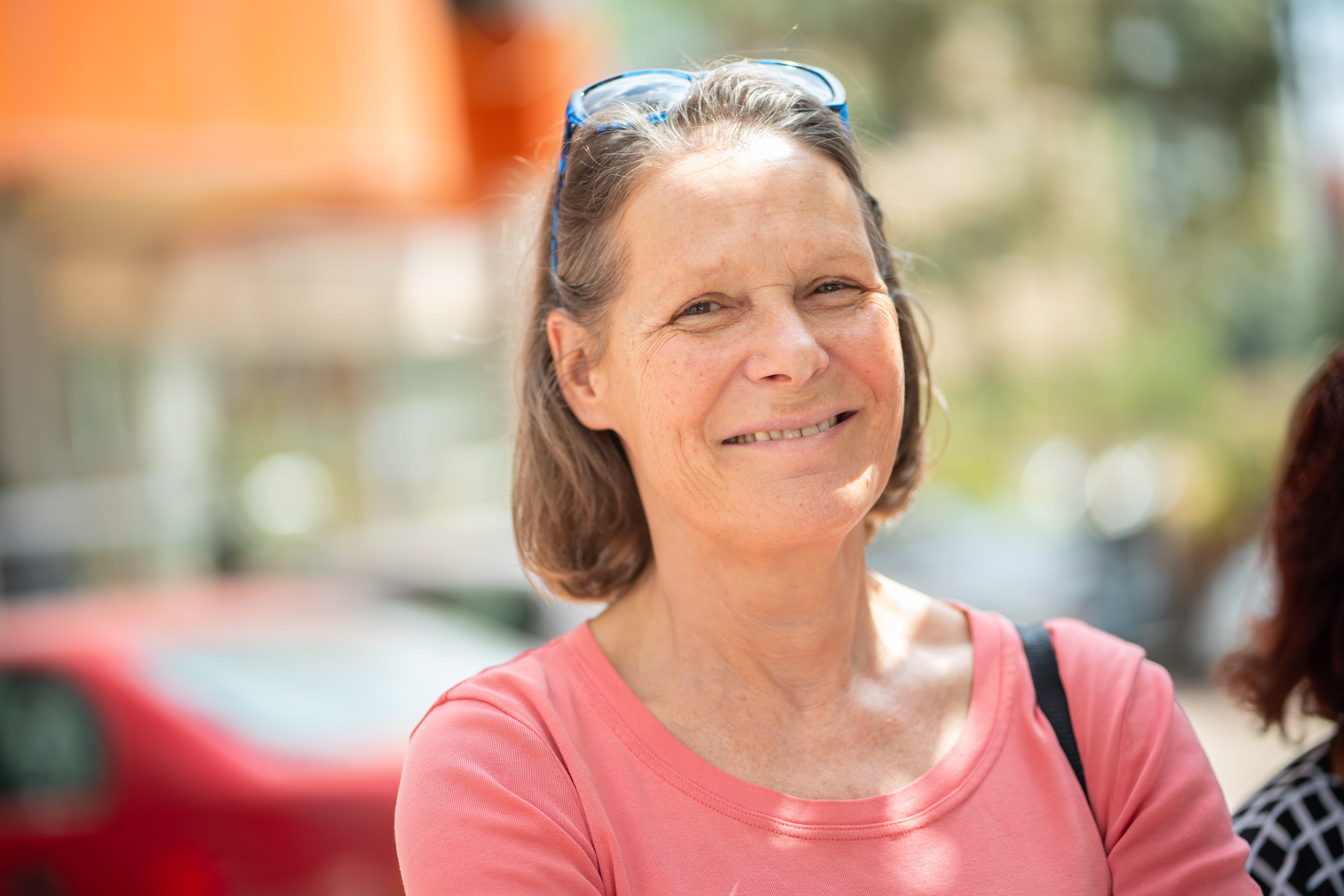 Christina Rau lachend in Aethiopien Christina Rau lachend in Aethiopien