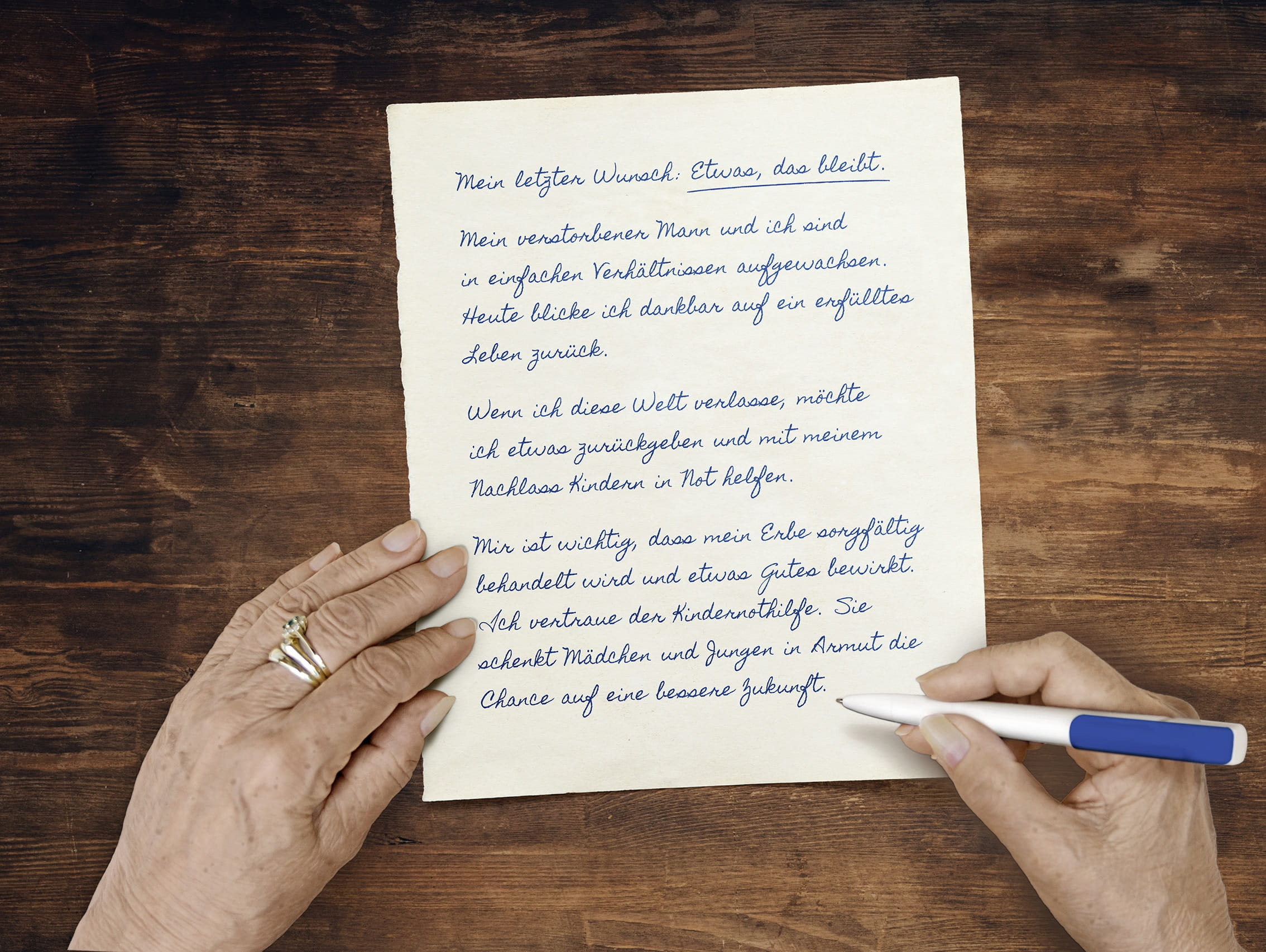 Ihr letzter Wille