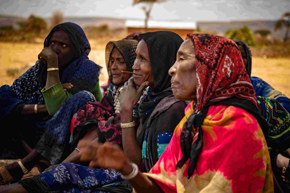 Frauen in Äthiopien SHG Saatgut (Quelle: Jakob Studnar)