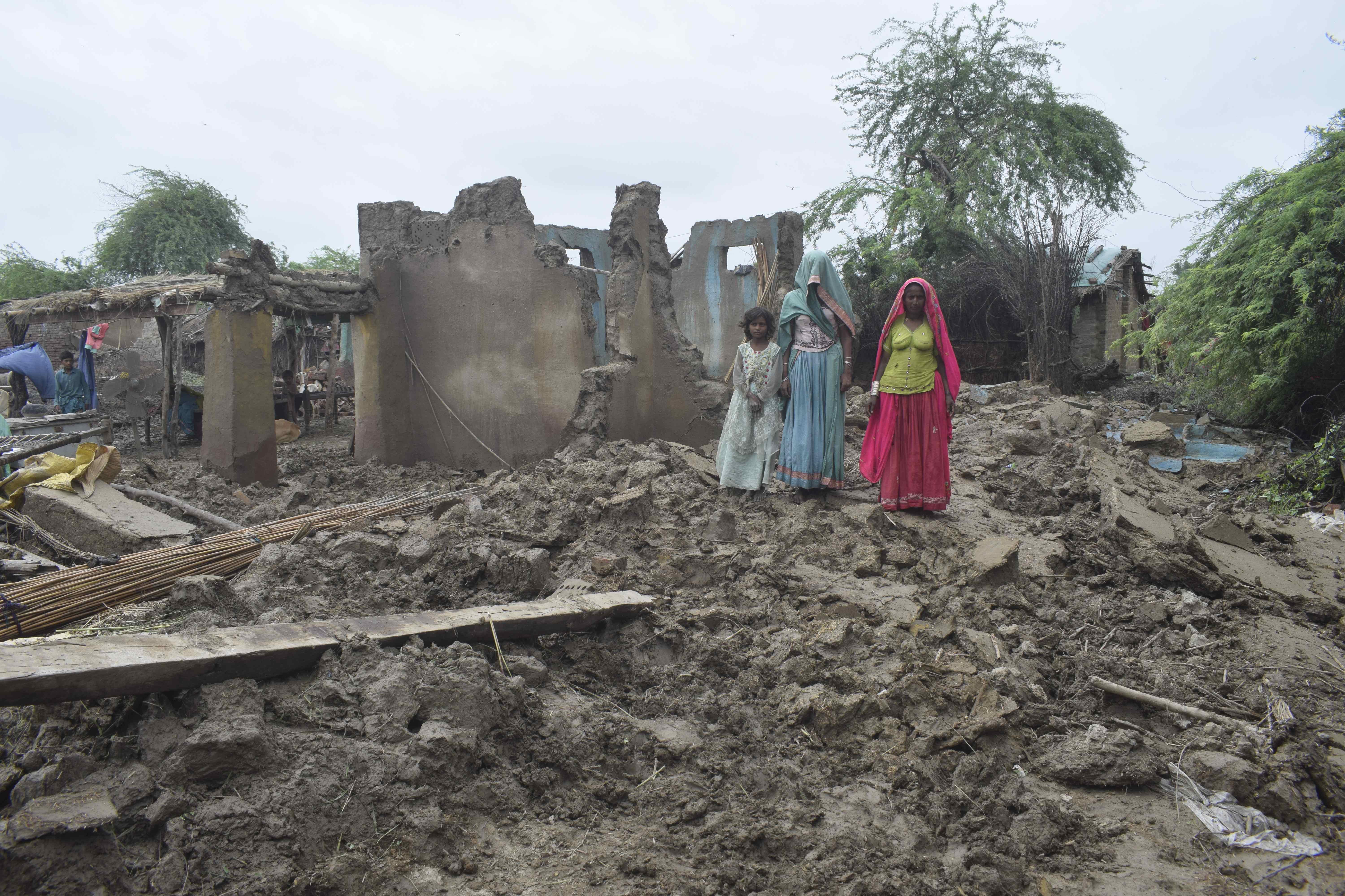 Eindrücke der Flut in Pakistan (Quelle: Kindernothilfe-Partner)