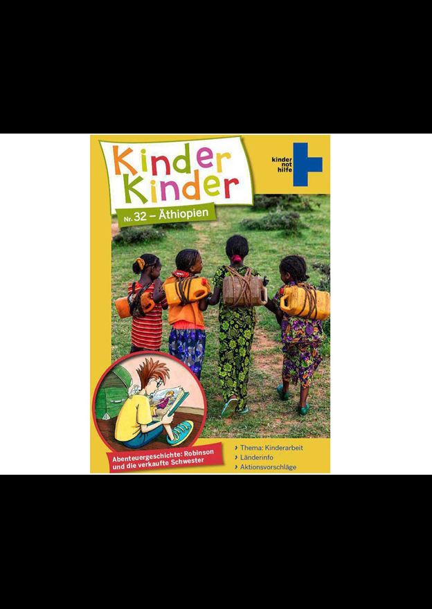 Titelbild der Zeitschrift Kinder, Kinder zu Äthiopien