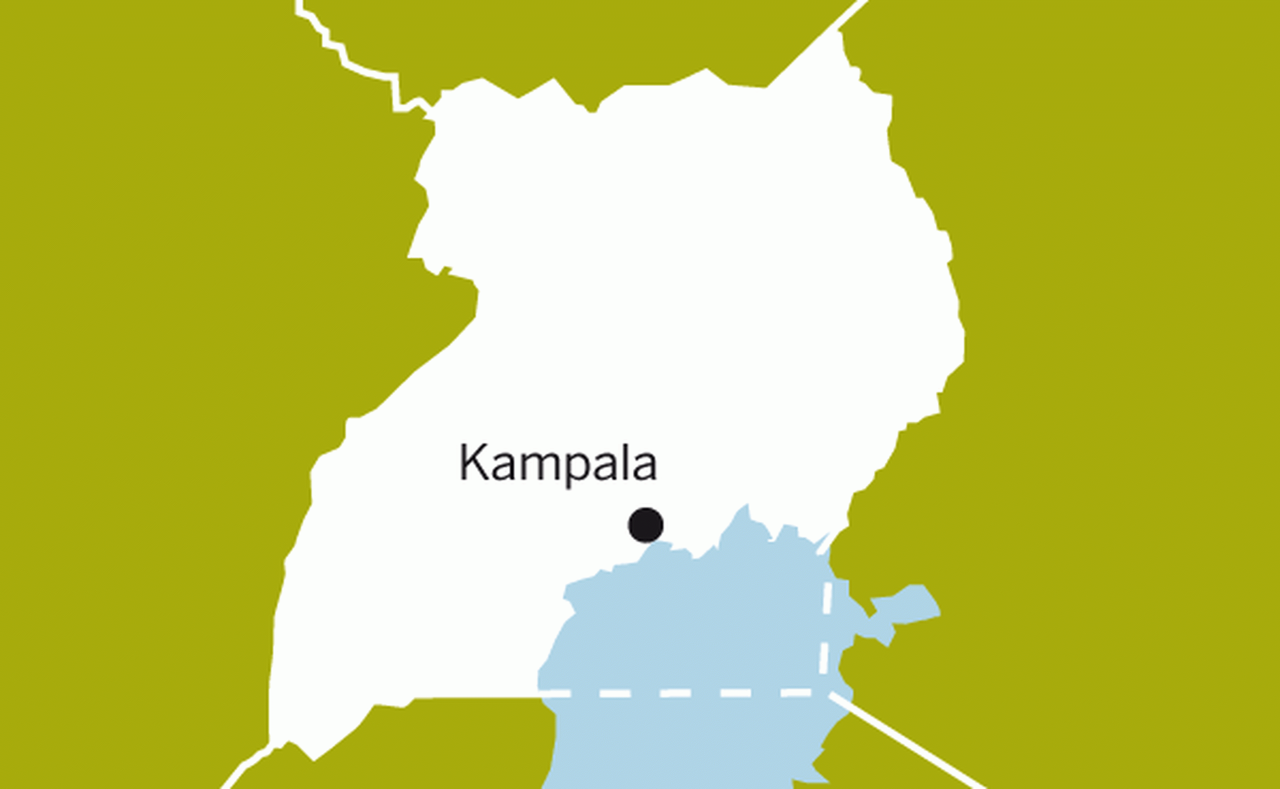 Landkarte von Uganda (Quelle: Kindernothilfe)