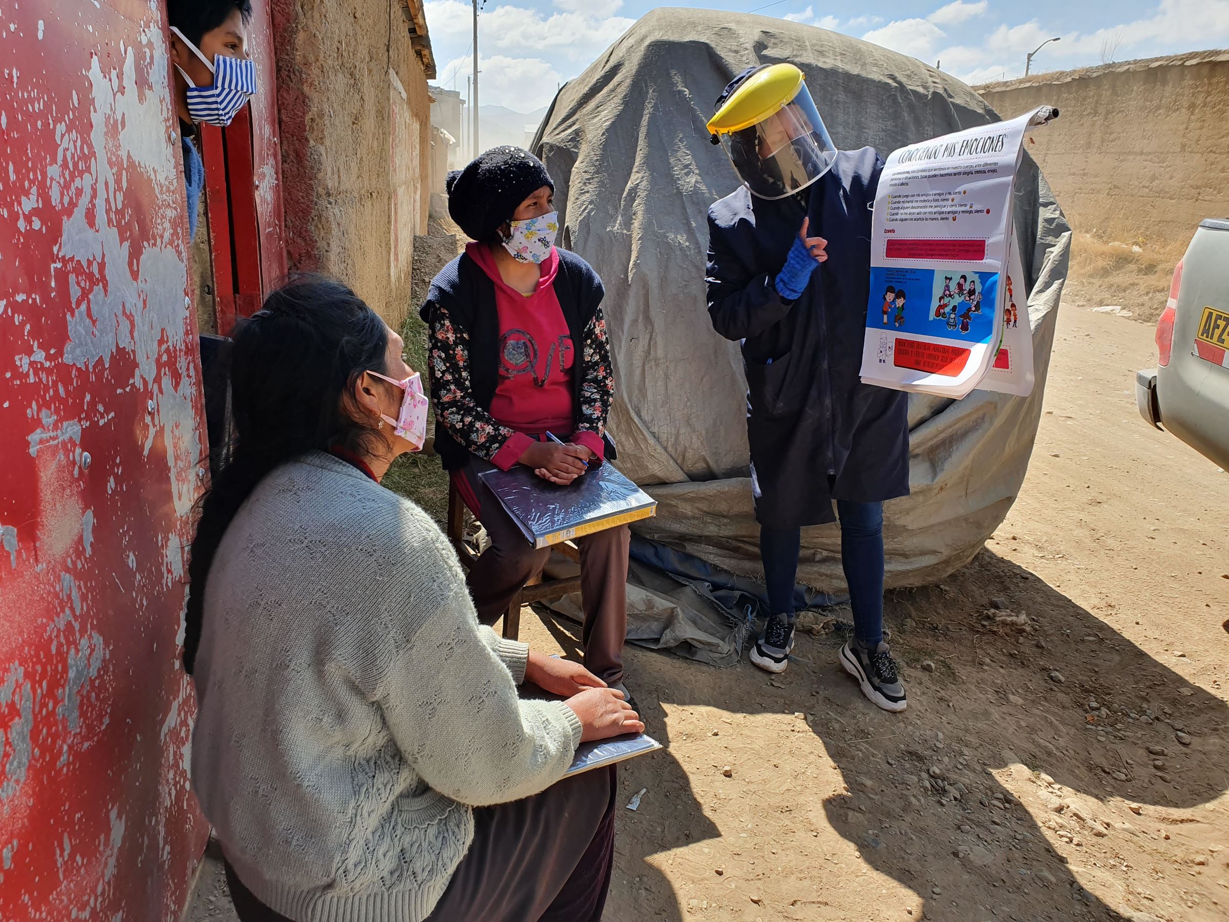 Corona Maßnahmen in Peru, Kindernothilfe-Partner Corona Maßnahmen in Peru, Kindernothilfe-Partner
