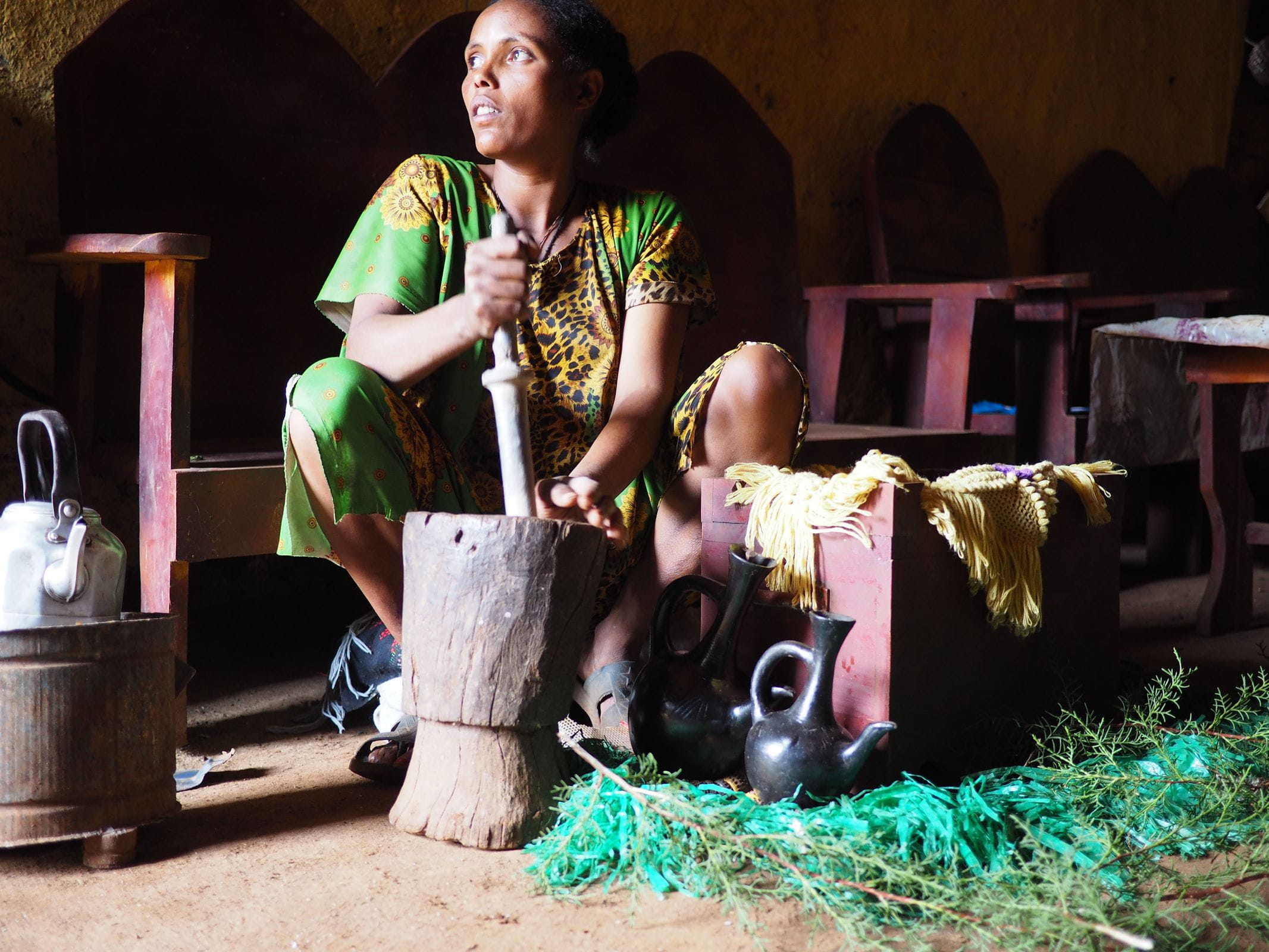 Asekek, eine der EmPowermoms, in ihrer Küche. (Quelle: Christian O. Bruch)