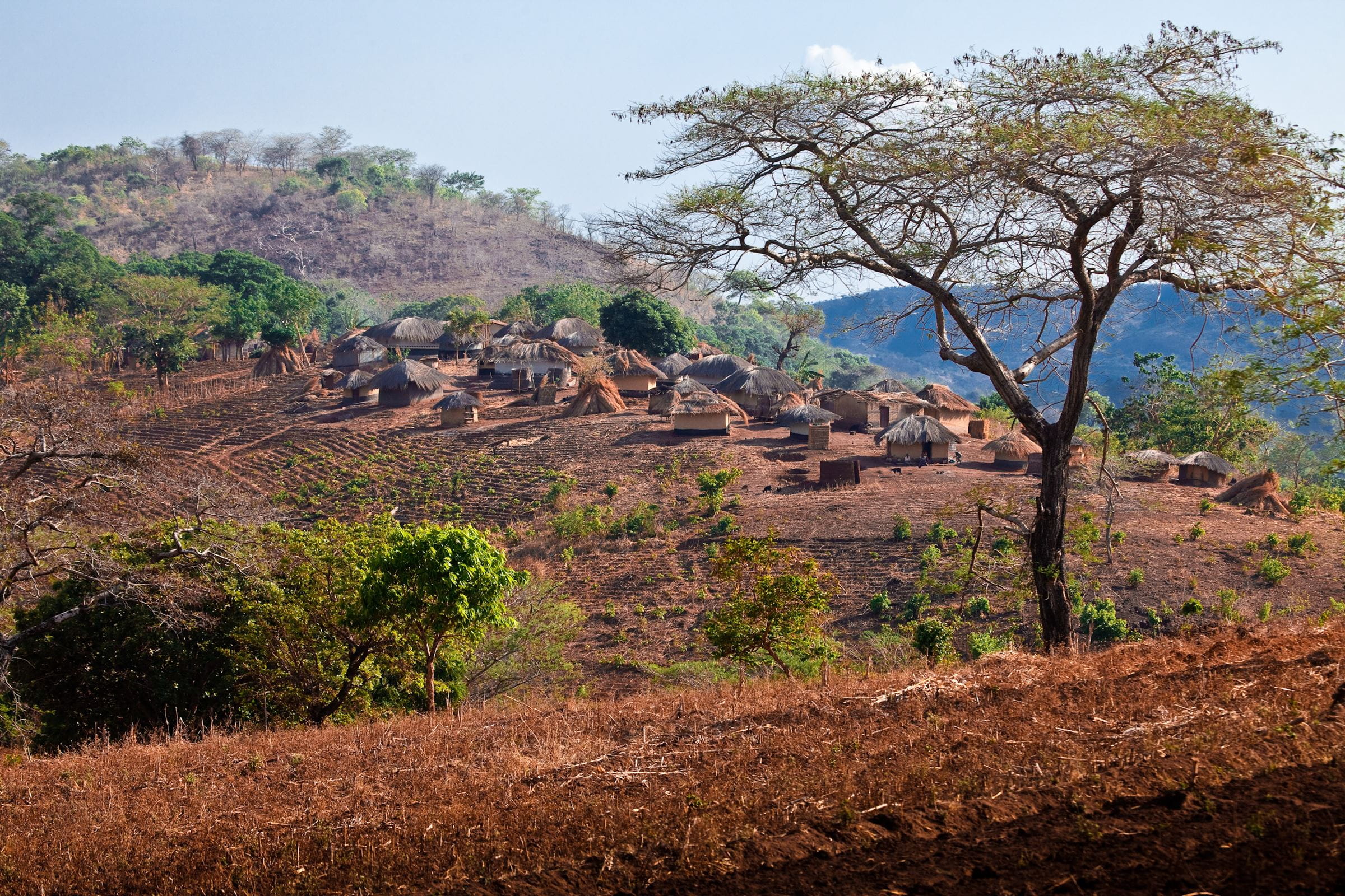 Typisches Dorf in Ntchisi, Malawi (Quelle: Jakob Studnar)