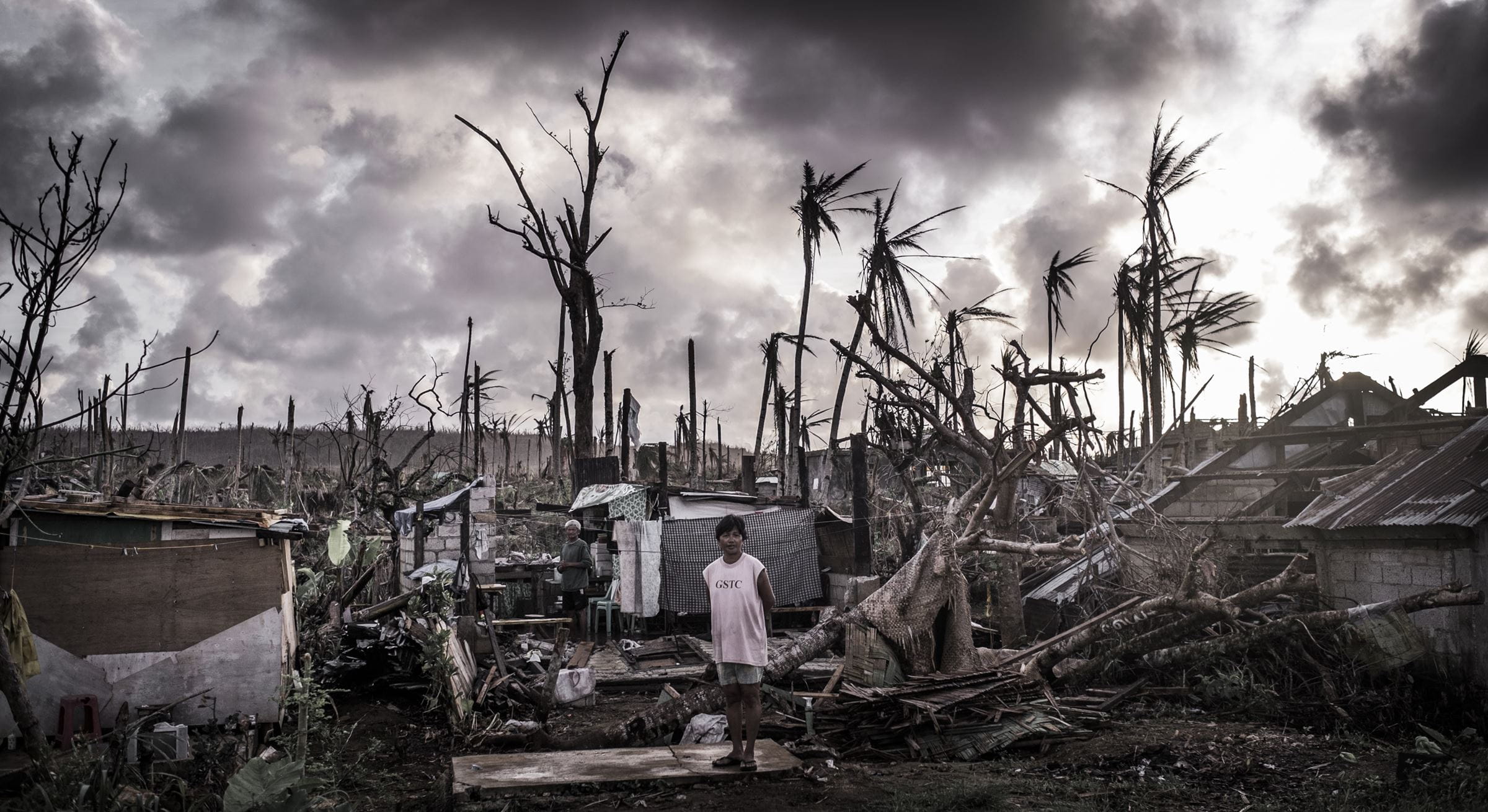 Zerstörung nach dem Taifun Haiyan auf den Philippinen 