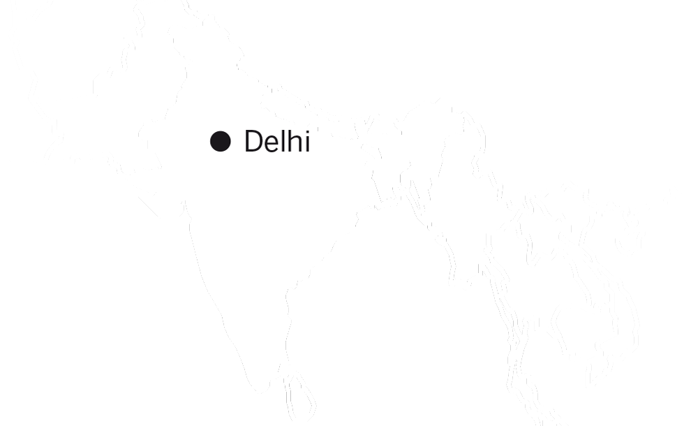 Landkarte Indien (Quelle: Angela Richter)