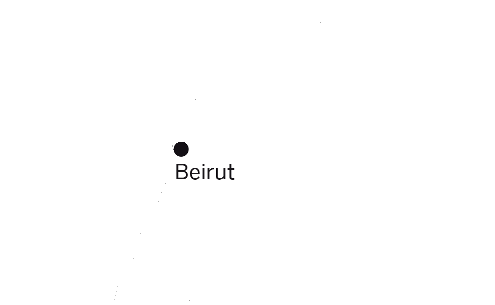 Landkarte von Libanon (Quelle: Ralf Krämer)