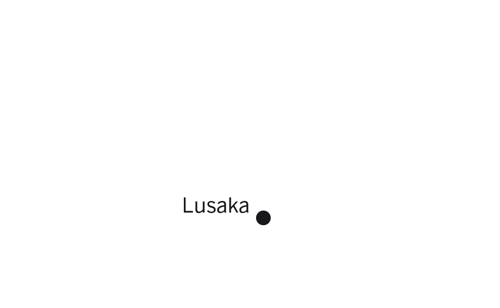 Landkarte von Sambia (Quelle: Angela Richter)