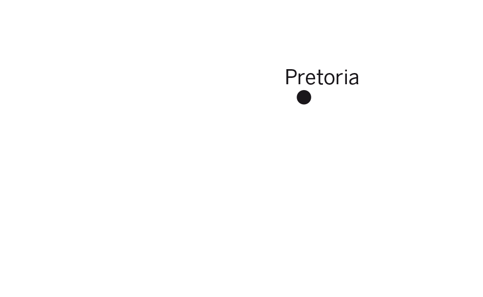 Landkarte Südafrika (Quelle: Kindernothilfe/Angela Richter)
