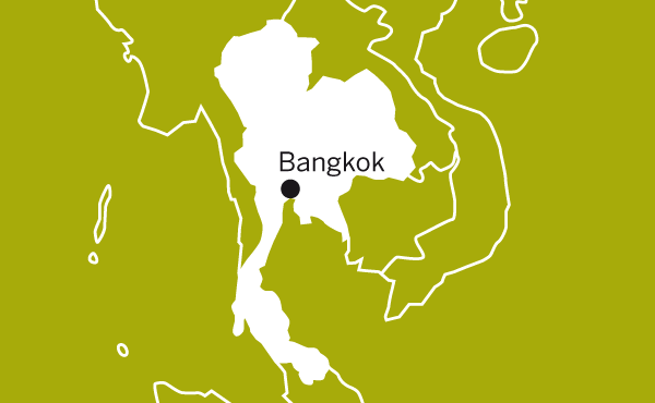 Landkarte Thailand (Quelle: Angela Richter)
